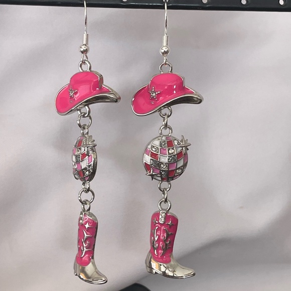 Disco Cowgirl Earrings - Picture 1 of 4